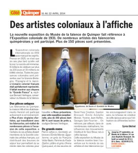 article coté quimper 2014