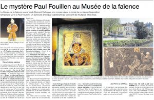 Article ouest france du 11 avril 2015