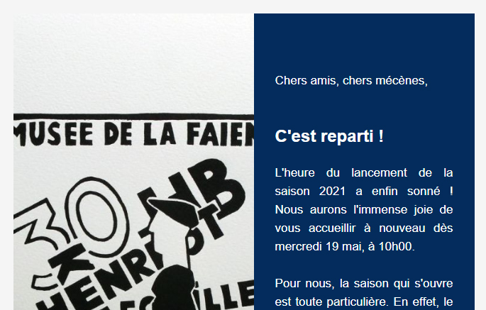C’est reparti ! La saison de nos 30 ans est enfin lancée !
